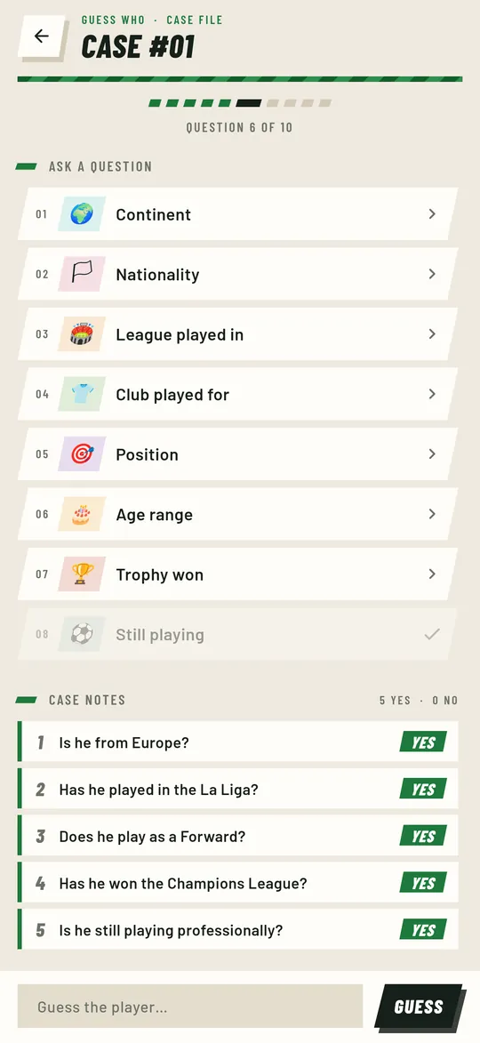 Mystery player case file